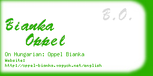 bianka oppel business card